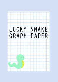 LUCKY SNAKE GRAPH PAPER/BLUE GRAY