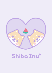Shiba Inu Watermelon - Purple