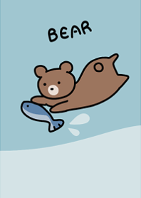 Bear to catch fish.