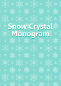 Snow Crystal Monogram[Green]
