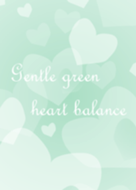 Gentle green heart balance