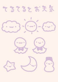 teruterutootennkityan dull color purple