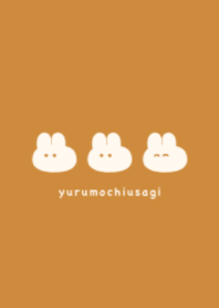 cute mochi rabbit.(orange01)