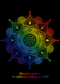 Mandala for adults just looking up luck8