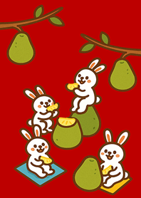 柚子過中秋節-紅色