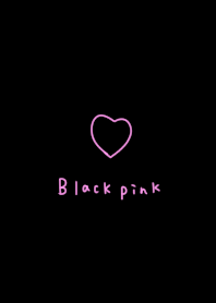 Black pink x loose heart.