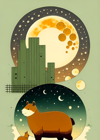 Ukiyo-e - Capybara f0904C