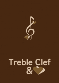 Treble Clef&heart coffee