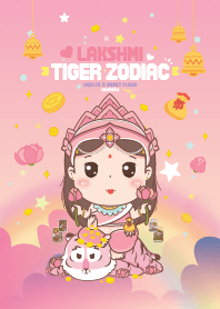 Lakshmi & Tiger Zodiac - Wealth
