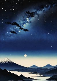 Montanhas e mares do ukiyo-e d5gop