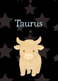Cute Taurus on black