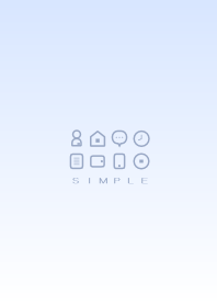 SIMPLE(white blue)V.1042b