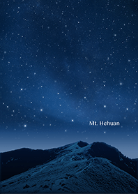 合歡山夏夜星空 - 藍光