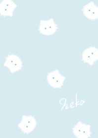 Fluffy cat blue38_2