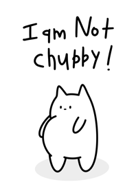 I Am Not Chubby - White Version