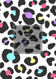 simple leopard : colorful pink WV