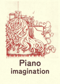piano imagination  Cherry red