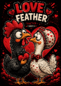 Love Feather Together Forever