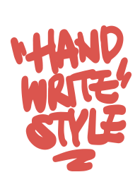 STRBROS - HANDWRITE 1.0 RED 03