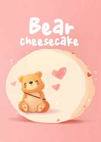 cute bear & cheesecake