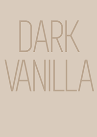 シンプル ダークバニラ - DARK VANILLA