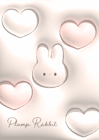 orange Fluffy rabbit and heart 13_2