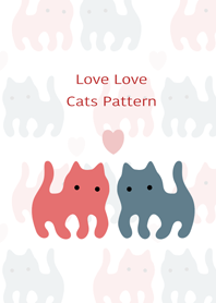 Love Love Cats Pattern