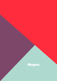Shapes Red + purple + emerald Theme.