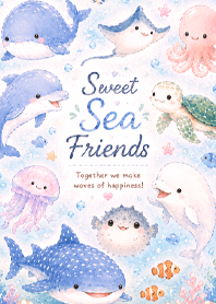 pink Sweet Sea Friends