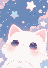 Dreamy Wishing Cat