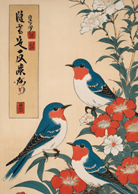 浮世絵 -鳥 DC5fB1