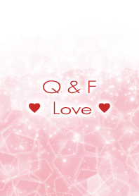 Q & F Love Crystal Initial theme