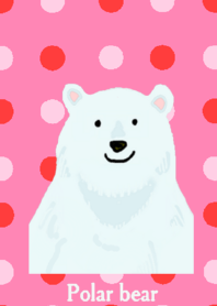 Pop white bear Pink version