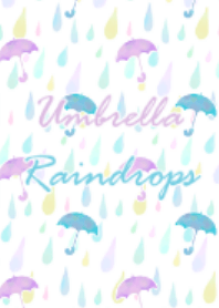 Umbrella,raindrops