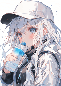 愛喝水的運動女孩❤️