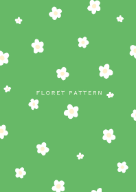 Floret Pattern  - 05-01 Green 02 Ver.a