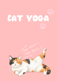 Cat doing yoga_a12