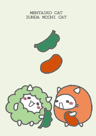 MENTAIKO & ZUNDA MOCHI CAT