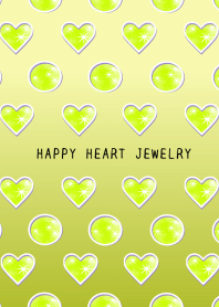 HAPPY HEART JEWELRY/YELLOW GREEN GRAD