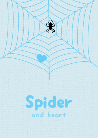 Spider & heart ver_Blue2