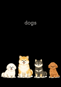 black 犬は癒してくれる01