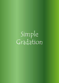 Simple Gradation -GlossyGreen 9-