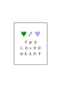 TWO COLOR HEART 113