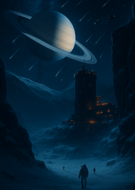 Hidden Base Beneath the Falling Stars