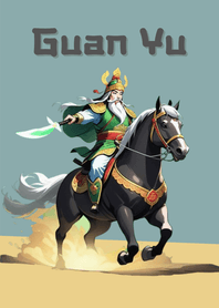 Guan Yu rode a horse