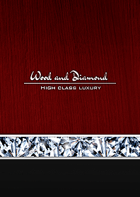 Wood and Diamond HCL * Red