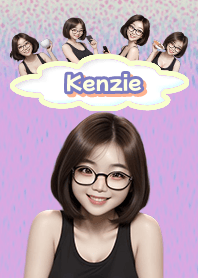 Kenzie attractive girl purple03