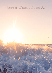 Sunset Water 519 Not AI