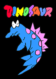 Small dinosaur toys 07 black.