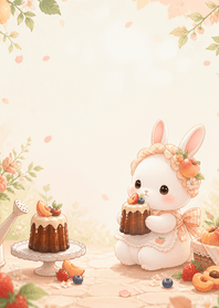 Apricot White Rabbit Berry Canele